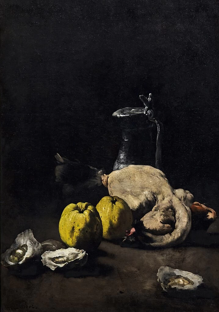 Augustin Théodule Ribot - Natura morta con pollame spennato, Museo delle Belle Arti di Caen